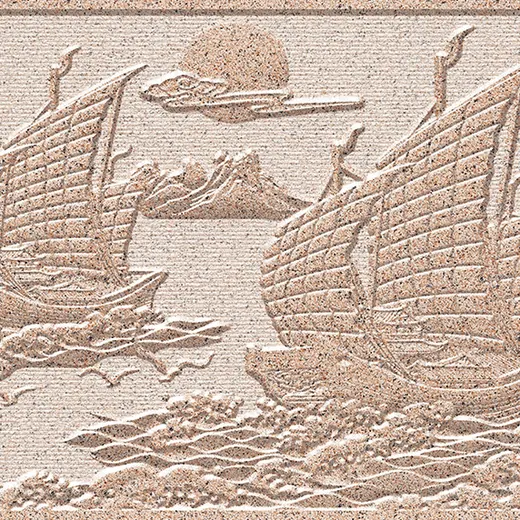 一帆风顺·金沙红